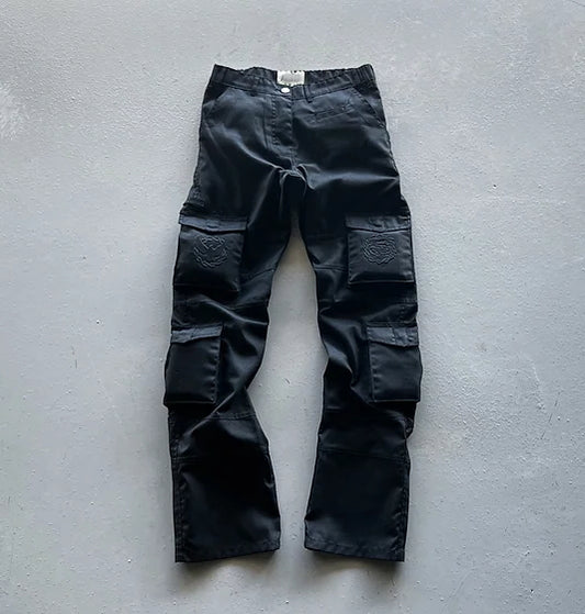 EMBOSSED CARGO PANTS